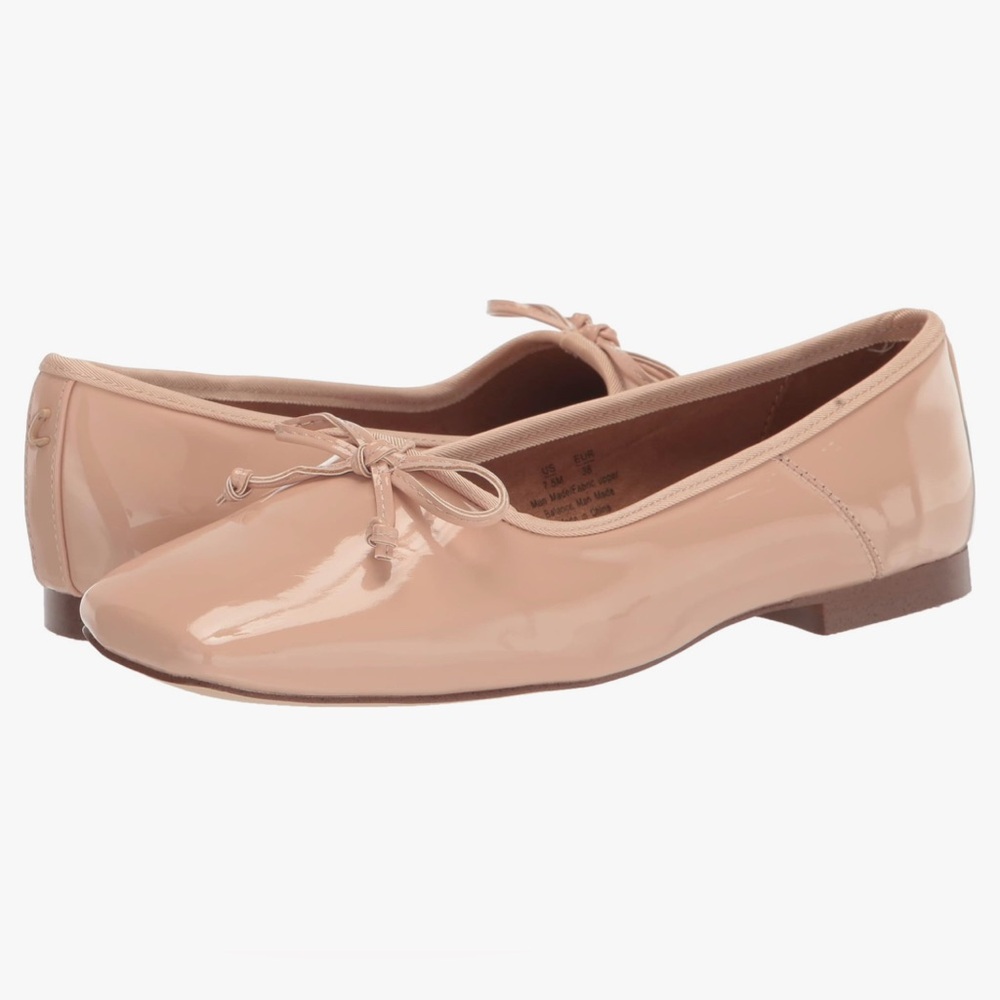 Elegant Nude Ballet Flats